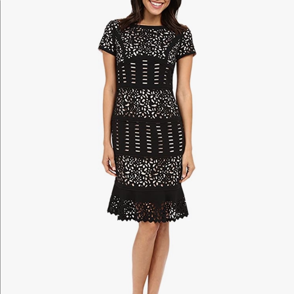 Nue By Shani Laser Cutting Dress